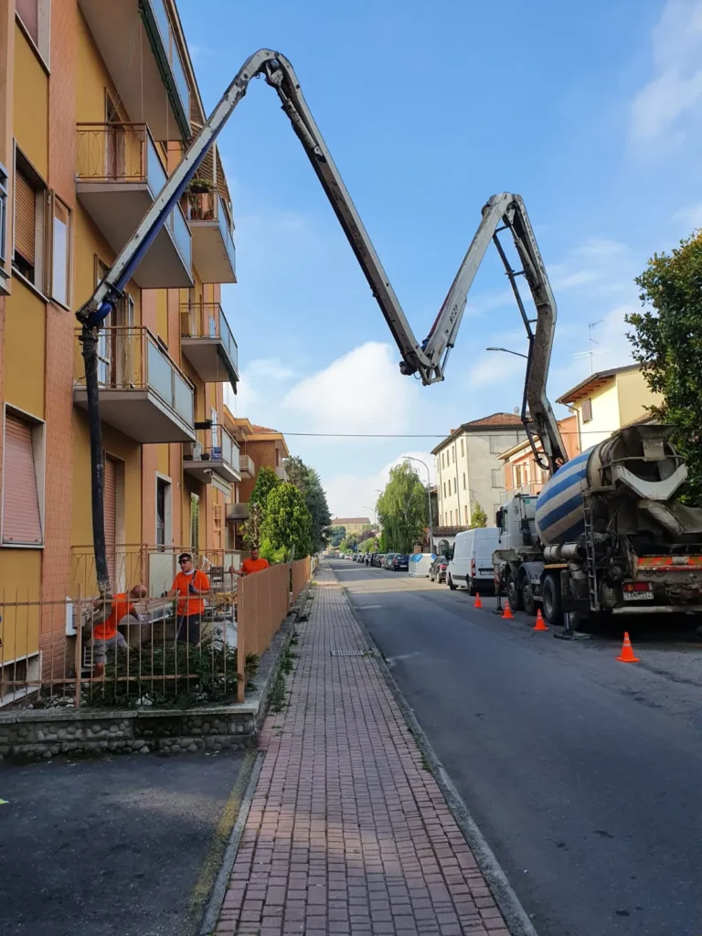 foto di una ristrutturazione edile