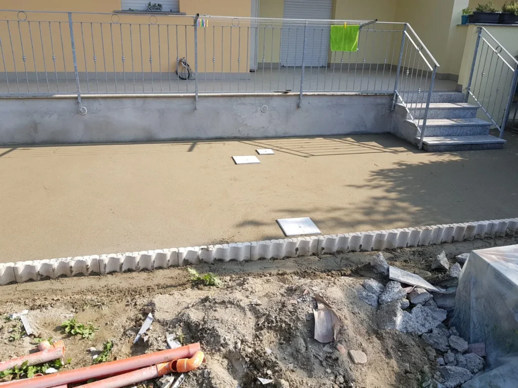 foto di una ristrutturazione edile