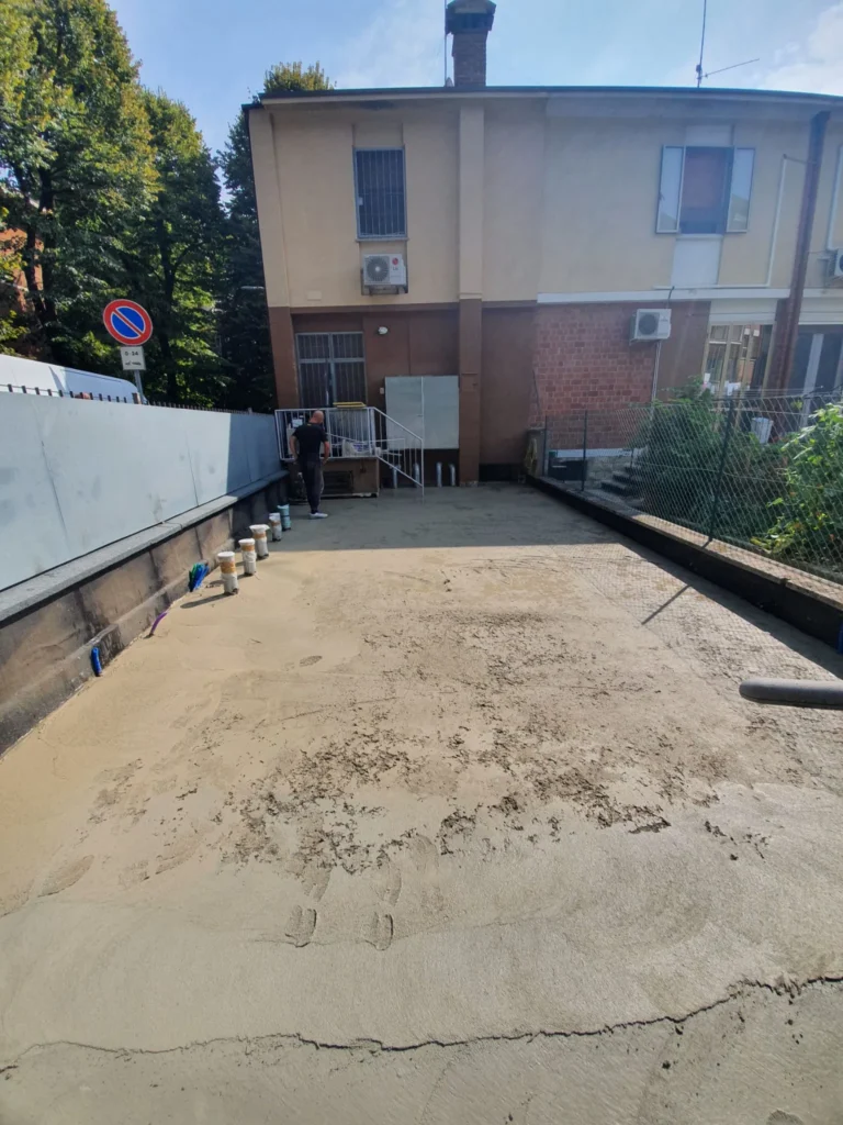 foto di una ristrutturazione edile