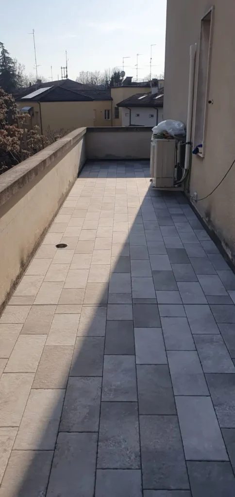 foto di una ristrutturazione edile