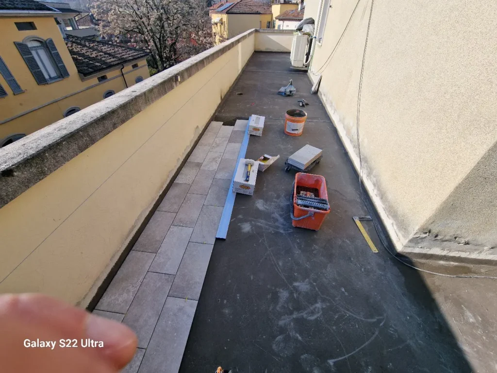 foto di una ristrutturazione edile