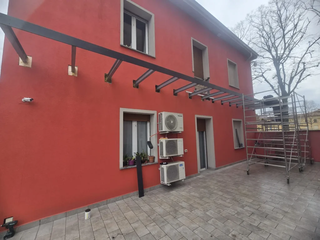 foto di una ristrutturazione edile
