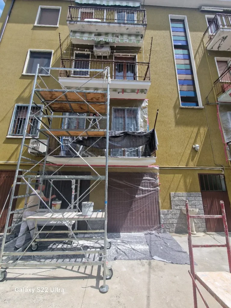 foto di una ristrutturazione edile