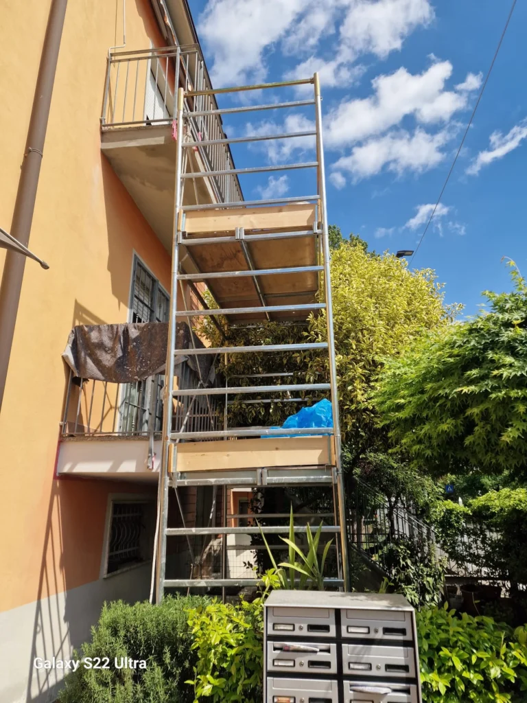foto di una ristrutturazione edile