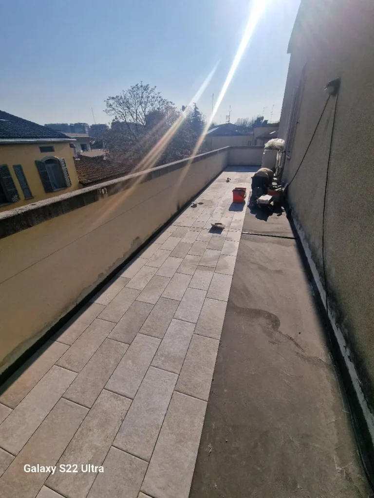 foto di una ristrutturazione edile
