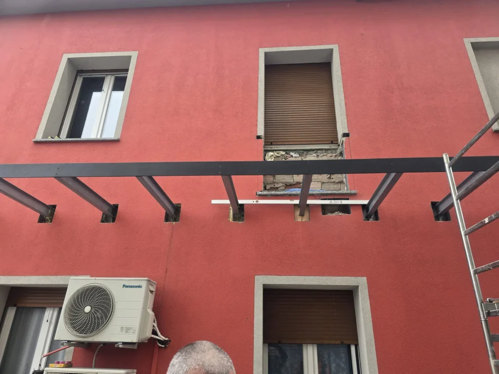 foto di una ristrutturazione edile